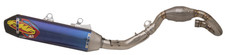 FMF Racing - 045637 - Factory 4.1 RCT Full System, Blue Anodized - Carbon Endcap picture