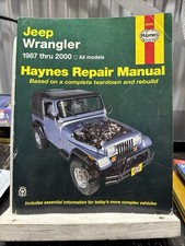 Book 1987 thru 2000 Haynes Jeep Wrangler All Models Automobile Repair Shop 50030 picture