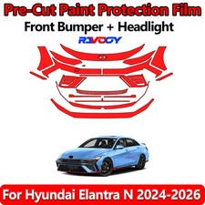 8.5Mil PreCut Front Bumper PPF Kit Film For Hyundai Elantra N 2024-2026 picture