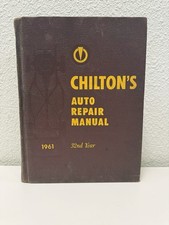 1961 Chilton’s Auto Repair Manual 32nd Edition Vintage American Cars Hardcover picture