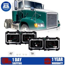 2PCS Headlight Housing Base Pair For 1989-2003 Freightliner FLD 112 120 Truck picture