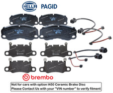 Front & Rear Brake Pad Set +Sensor OES for Porsche 911 Turbo / Turbo S picture