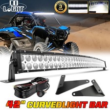 Roof 42'' Curved Light Bar Mount Wire Kits For Kawasaki Teryx KRX 1000 2020-2026 picture