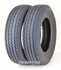 2 New Free Country Trailer Tire ST175/80D13 175 80 13 B78-13 Bias 6PR LR C picture