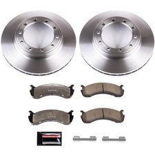 MDK8188 Powerstop 2-Wheel Set Brake Disc and Pad Kits Front or Rear for W22 Ford picture