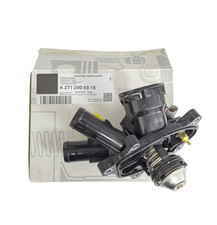 OEM Thermostat w/Housing and Seals For Mercedes Benz C250 SLK250 A2712000315 NEW picture
