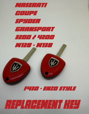 Maserati M138 4200 Coupe Spyder Gransport Replacement Key F430/ENZO Style CUSTOM picture