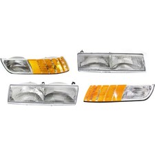 Headlight Kit For 92-94 Mercury Grand Marquis Left and Right With Corner Lights picture