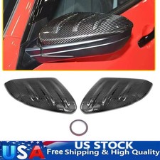 Real Carbon Mirror Cover Caps Overlays For Honda Civic Type-R FK8 FK7 FC1 2016- picture