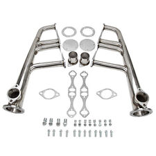 STAINLESS STEEL LAKE STYLE HEADERS For SBC 265-400 V-8 CHEVY,HOT ROD,STREET,RAT picture