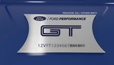 Engraved Dash Plaque Custom Fit for 05-09 Mustang S197 Interior picture