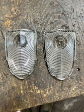 NOS 1951 CHEVROLET CAR ORIGINAL PAIR GUIDE GLASS PARK SIGNAL LIGHT LENES picture