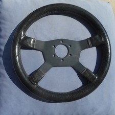 Vintage Raid 4 Spoke Steering Wheel Crown Logo Personal Nardi Made in Italy picture
