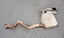 08-10 BMW E82 E88 135i N54 Rear Exhaust Muffler w/ Exhaust Flap 7559996 OEM picture