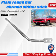 For Hurst shifters 1969 Camaro & Firebird PLAIN ROUND Chrome Stick 7438 picture