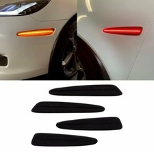 2005-2013 C6 Corvette Smoked Lens Full-Length Laser LED Side Markers picture