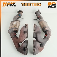 04-08 CADILLAC XLR 4.6L V8 LEFT RIGHT EXHAUST MANIFOLD CATALYTIC CONVERTER OEM picture