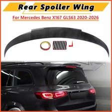 For Mercedes Benz X167 GLS63 2021-2026 Carbon Fiber Look Rear Roof Spoiler Wing picture