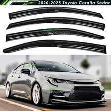For 2020-2026 Toyota Corolla Sedan JDM Mugen Style Window Visors Rain Guards picture