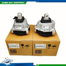 For BMW 330i Engine Motor Mount Left+Right 22117581617 22117581618 2Pcs NEW picture