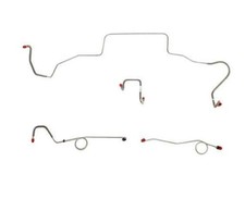 Brake Line&Hose Kit Fits Dodge Charger 1968-1969 8-3-4 Axle DiscBrake-BLH108SS picture