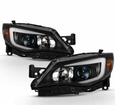 For Blk 2008-14 Subaru Impreza WRX [Halogen Model] LED DRL Projector Headlights picture
