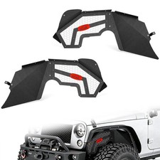 YZONA 2 PCS Front Inner Fender Liners For 2007-2018 Jeep Wrangler JK, Bolt On picture