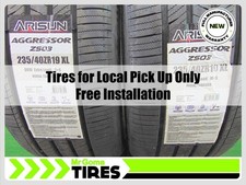 2 BRAND NEW ARISUN AGGRESSOR ZS03 XL 235/40ZR19 NEW TIRES ARISUN AGGRESSOR 96W picture