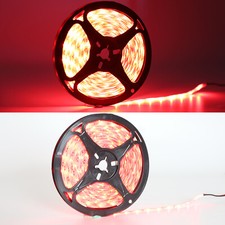Waterproof Red LED Strip Light 12V 5M 2835 SMD 300 Leds Lights + Dimmer picture