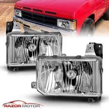 For 1987-1995 Pathfinder/1988 1989 Hardbody Pickup Chrome Headlights+CDRL picture