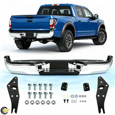 NEW Steel -Complete Chrome Rear Step Bumper Assembly For 2005-2015 Tacoma Pickup picture