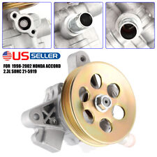 Power Steering Pump w/ Pulley For 1998-2002 Honda Accord 2.3L SOHC 56110-PAA-A01 picture