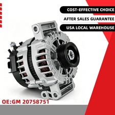 20758751 Alternator for Chevy Cobalt Malibu G5 Aura 2.2L 2.4L 08-12 picture