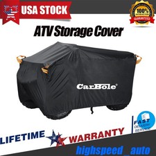 Black Waterproof Quad ATV Cover Universal All Weather UV Protector M-Size picture