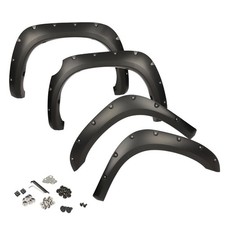 [4PCS]FITS 2007-13 TOYOTA TUNDRA TEXTURE POCKET-RIVETED WHEEL FENDER FLARE COVER picture