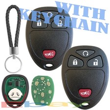 2 replacement Fit your OEM Chevrolet Silverado Keyless Remote Fob Key,no logo ✅ picture