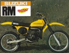 1978 Suzuki RM tank sticker decal set 125 250 400 VMX AHRMA Works RN RH PE RS picture