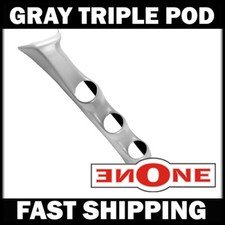 MK1 08-10 Ford Super Duty PowerStroke F-250 F-350 Gray Triple Gauge Pod picture