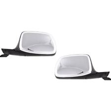 New Chrome Driver & Passenger Side Manual Mirror Set For 1992-1996 Ford F-150 picture