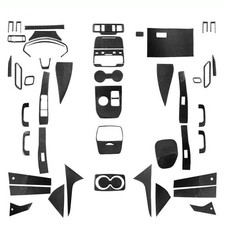 50Pcs 3mm 3D Whole Interior Trim Carbon Fiber Cover Set For Mustang Mach-E 2021+ picture