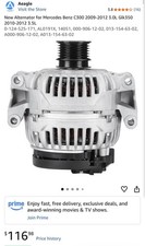 New 150A Alternator Mercedes C300 2009-12 GLK350 2010-12 3.0L 3.5L 14051 picture