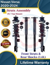 New OE Front Struts & Rear Shocks For 2020-2024 Nissan Versa Lifetime Warranty picture