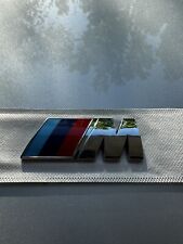 Chrome M Power Emblem Badge Car Rear Trunk Decoration Refit ABS Large 850 picture