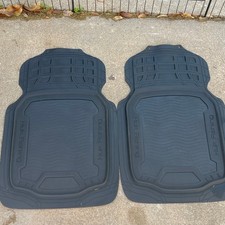 HUK Fishing Black Floor Mats  Auto Truck Car Pair 2 Pack picture