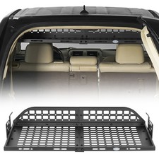 TEXTURED BLACK STEEL REAR TRUNK UPPER CARGO RACK W/NET FOR LEXUS GX460 2010-2023 picture