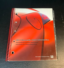 PPG 2011 Domestic Color Info Reference Book Automotive Refinish Spiral Bound picture