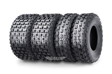 22x7-10 & 22x10-10 Full Set Kawasaki Brute Force 300 Mojave 250 Sport ATV Tires picture