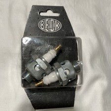NOS V-Twin 49-0796 Replica 18mm Beck Spark Plug Set Air Cooled Type picture
