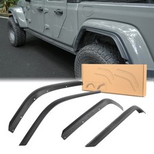Front Rear Fender Flares Extensions for 2020-2026 Jeep Gladiator JT Sport Willys picture