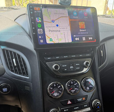 Apple CarPlay Car Radio 4+64G GPS For Hyundai Genesis Coupe 2013-2016 Android15 picture
